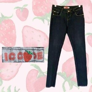 Dark Wash Skinny Jeans, Size 29 Waist